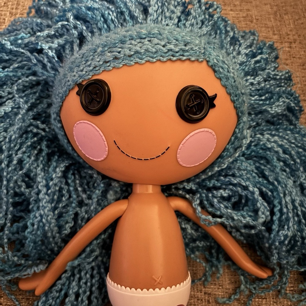 Lalaloopsy Loopy‎ Hair Doll Mittens Fluff N' Stuff 12" 2013 Collector Blue Hair